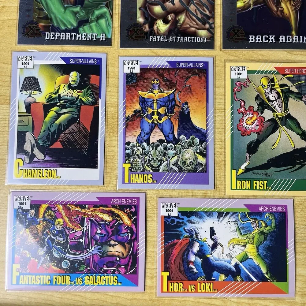 Marvel Trading Card Lot 1991 Universe 1992 Masterpieces 1995 Fleer Ultra X-Men